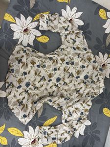 Floral Print Button-Up Shirt