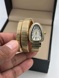 Bvlgari snake Watch with Diamonds