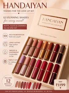 HANDAIYAN Matte Liquid Lipstick Set 💄
