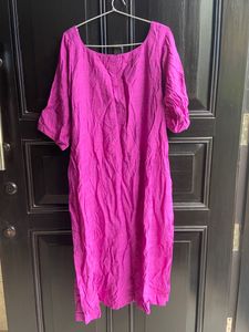 Pink long kurta