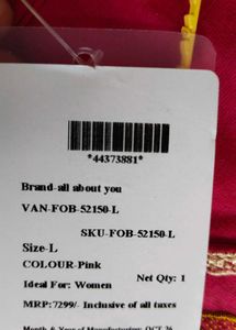 Vibrant Pink Floral Embroidered Kurta Set
