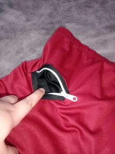 Vintage Red Athletic Shorts