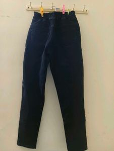 Black Distressed Denim Jeans