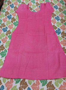 New Vibrant Pink Kurta Set with Dupatta