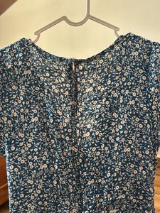 Floral Print V-Neck Dress
