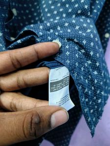 Levi's Men's Blue Printed Shirt