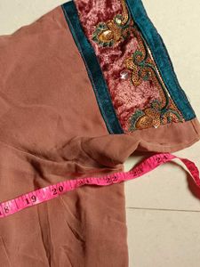 Embroidered Silk Saree