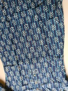 Stylish Blue Printed Kurta