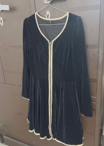 Elegant Black Velvet dress