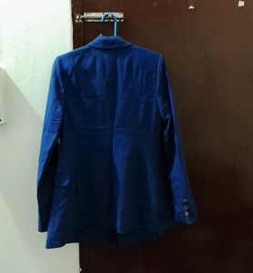 Navy Blue Double Breasted Blazer