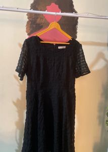 Elegant Black Lace Dress