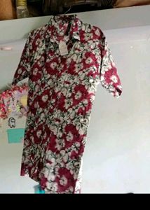 Floral Print Night Suit Set