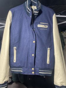 Varsity Jacket "Japan" - Classic Blue & Cream