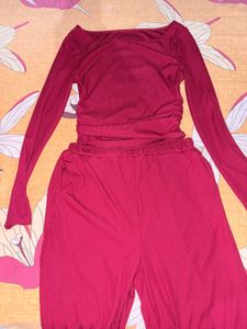 Chic Maroon co ords