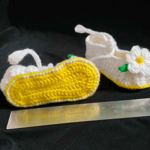 Handmade Crochet Baby Shoes