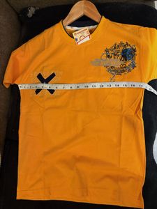 Yellow Graphic Print T-Shirt