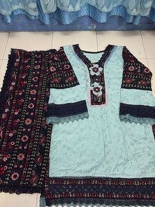Beautiful Light Blue Kurta Set