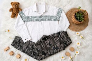 Men's Casual Shirt with Jeans and Cargo Pants