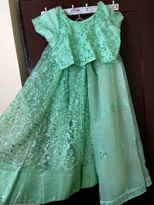 Sequence Green Lehanga