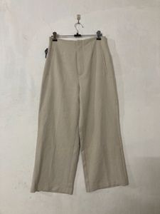 Chic Beige Wide-Leg Trousers