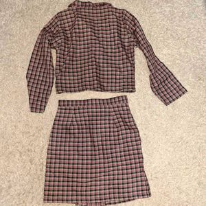 Plaid Co-ord Set