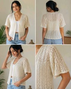 IMPORTED CROCHET SHRUG
