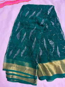 Sequence Work Jari Border Saree