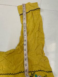 Yellow Embroidered Kurta Set