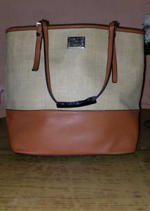 Allen Solly Tan Tote Bag