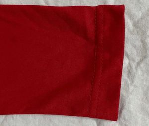 Red Long Sleeve Top