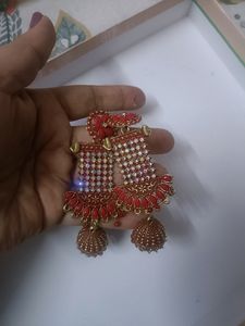 New Without Tag Stylish Red Party Earrings