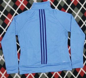 Adidas Blue Zip-Up Track Jacket