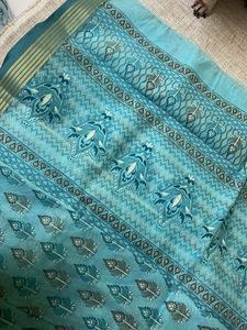 Leaf Print Saree
