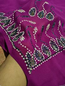 y2k hand work heavy saree...