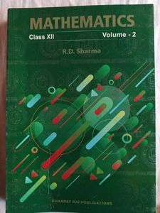 R.D. Sharma Mathematics Class XII Volume 1&amp;2