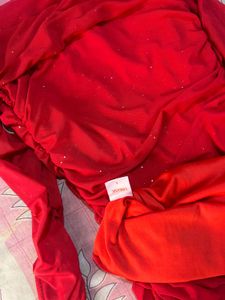 Stunning Red Off-Shoulder Ruched Dress