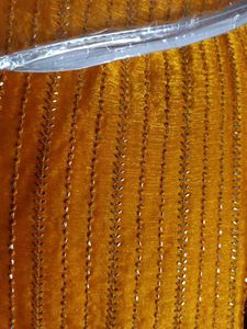 beautiful yellow Moti work saree real Zari