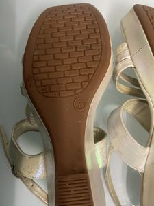 Iridescent Wedge Sandals