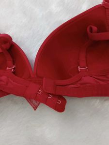 Red Bra and Panty Set