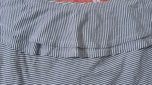 Chic Striped One-Shoulder Top with Ruffle