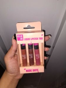 Elle 18 Liquid Lipstick Trio - Nude Days