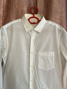 Classic White Button-Down Shirt