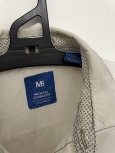Men's White Casual Shirt