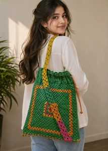 Handmade Crochet Tote Bag