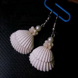Beachy Vibes 🌊🌸✨️Seashell Necklace &amp; Earring Set