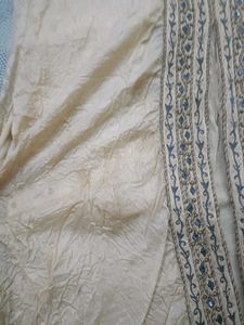 Cream Embroidery Kurta 4 Women In 32 Bust
