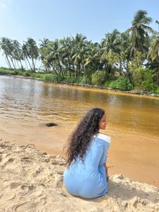 Light Blue Off-Shoulder Maxi Dress