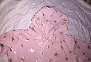 Pink Cropped Hoddie