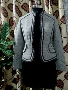 Grey Korean Made Coat