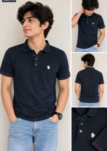 Classic Navy Blue Polo Shirt